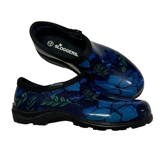Sloggers Clogs Mules Shoe Women's 8 Floral Waterproof Gardening Mom Grandma - Picture 7 of 7